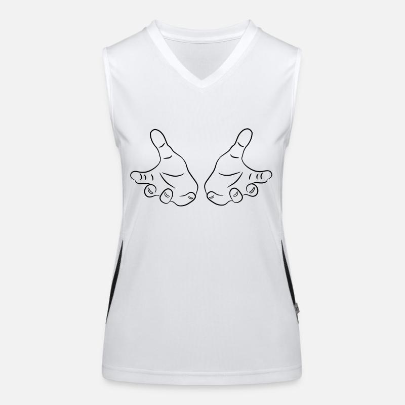 Mains Débardeur respirant contrasté Femme