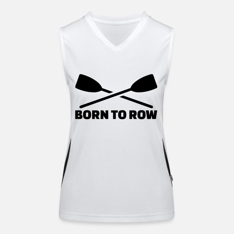 Born to row Women's Functional Contrast Tank Top