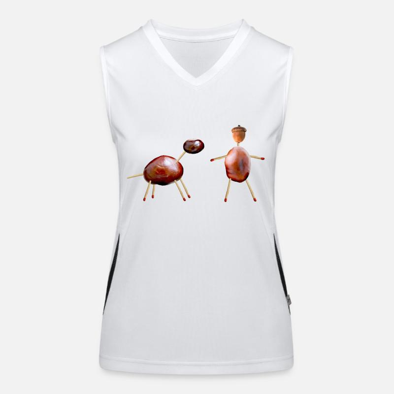 chestnut figures Women's Functional Contrast Tank Top