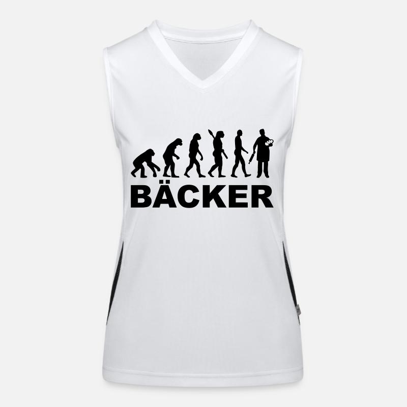 Bäcker Funktionelles Kontrast-Tank Top für Frauen