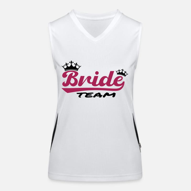 Team Bride Women's Functional Contrast Tank Top