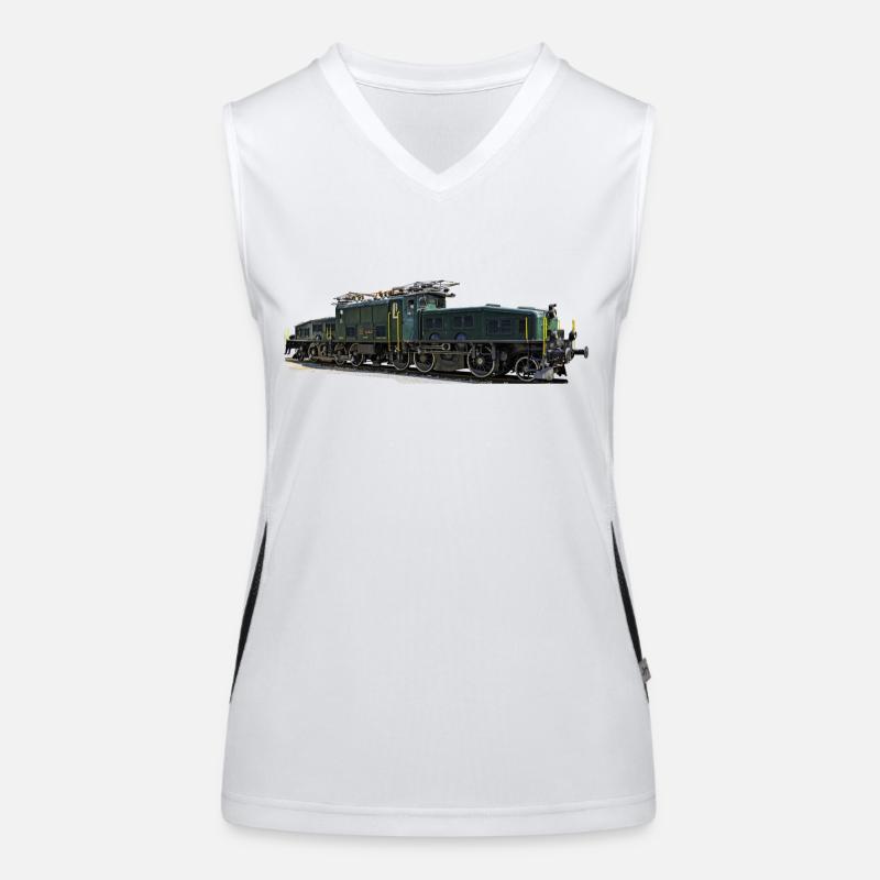 CFF Crocodile Débardeur respirant contrasté Femme