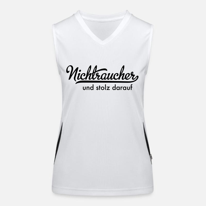 Nichtraucher Funktionelles Kontrast-Tank Top für Frauen