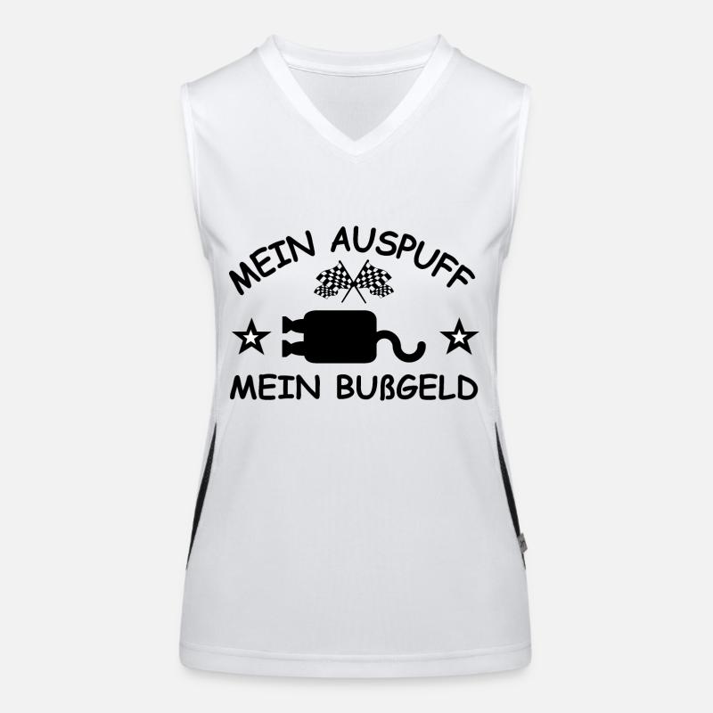 Auto Funktionelles Kontrast-Tank Top für Frauen