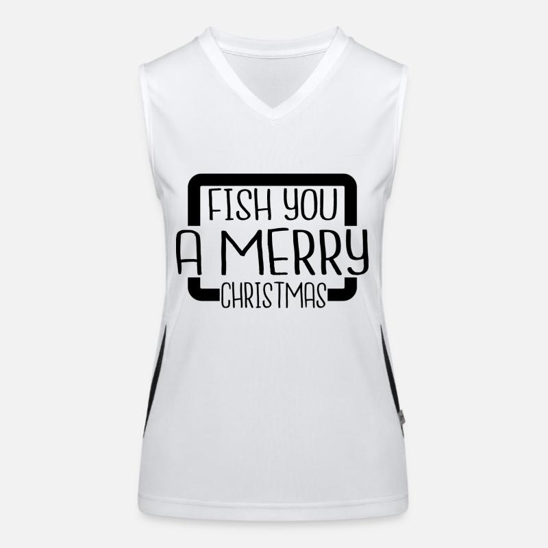 gift idea beard bubaprints adventure angling Funktionelles Kontrast-Tank Top für Frauen