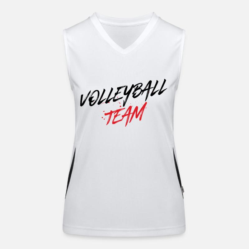 Équipe de volleyball Débardeur respirant contrasté Femme