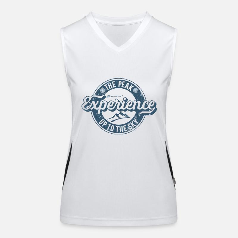 Label rétro Peak Experience Débardeur respirant contrasté Femme