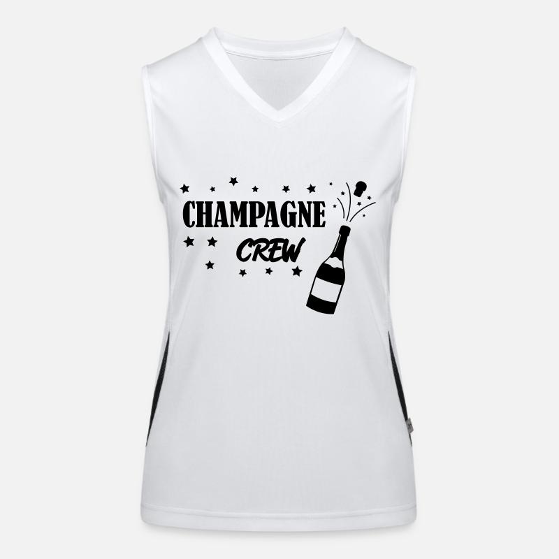 Crew Funktionelles Kontrast-Tank Top für Frauen