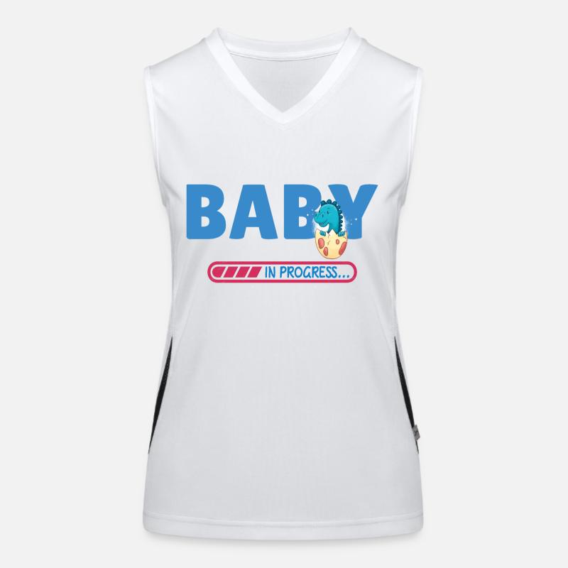Baby in progress Women's Functional Contrast Tank Top