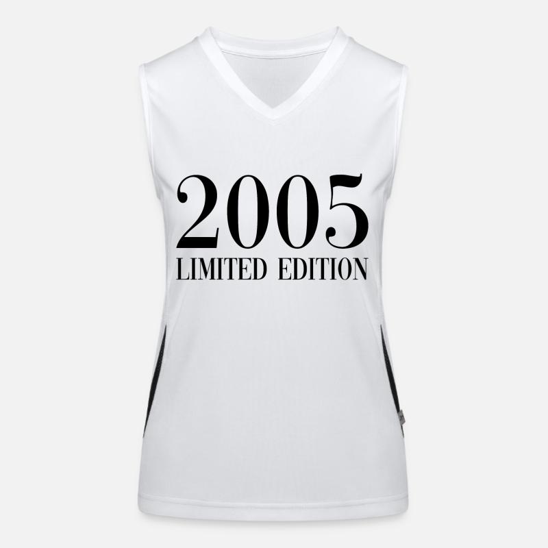 18th birthday gift 2005 retro Women's Functional Contrast Tank Top