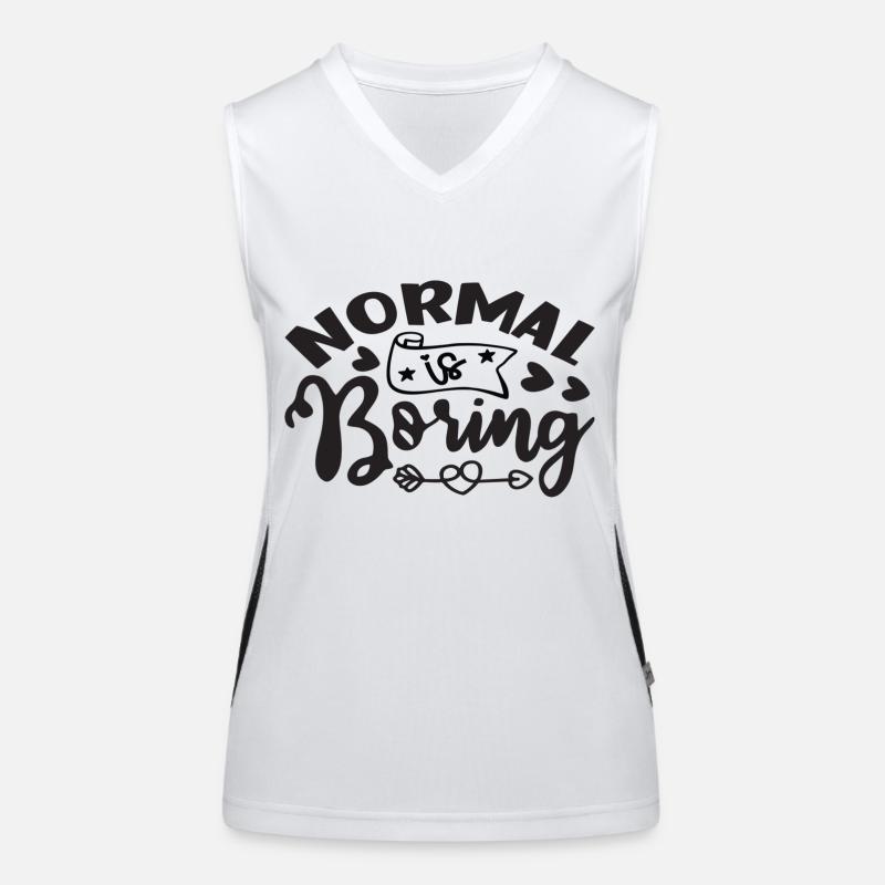 Normal is Boring Women's Functional Contrast Tank Top