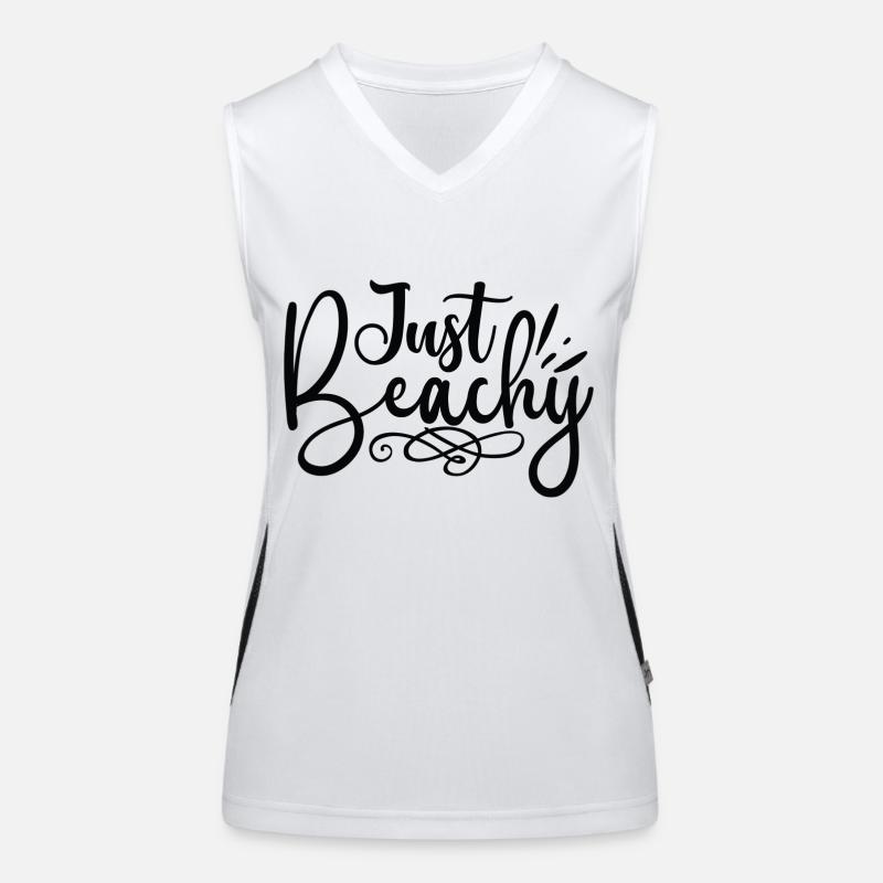 Juste Beachy Débardeur respirant contrasté Femme