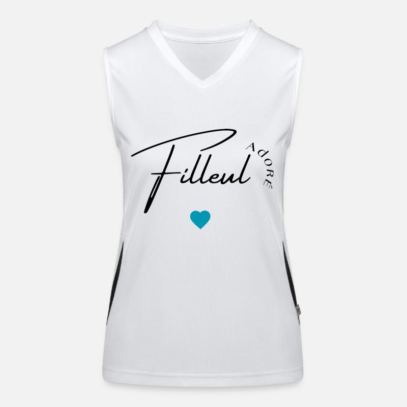 Filleul adoré Débardeur respirant contrasté Femme