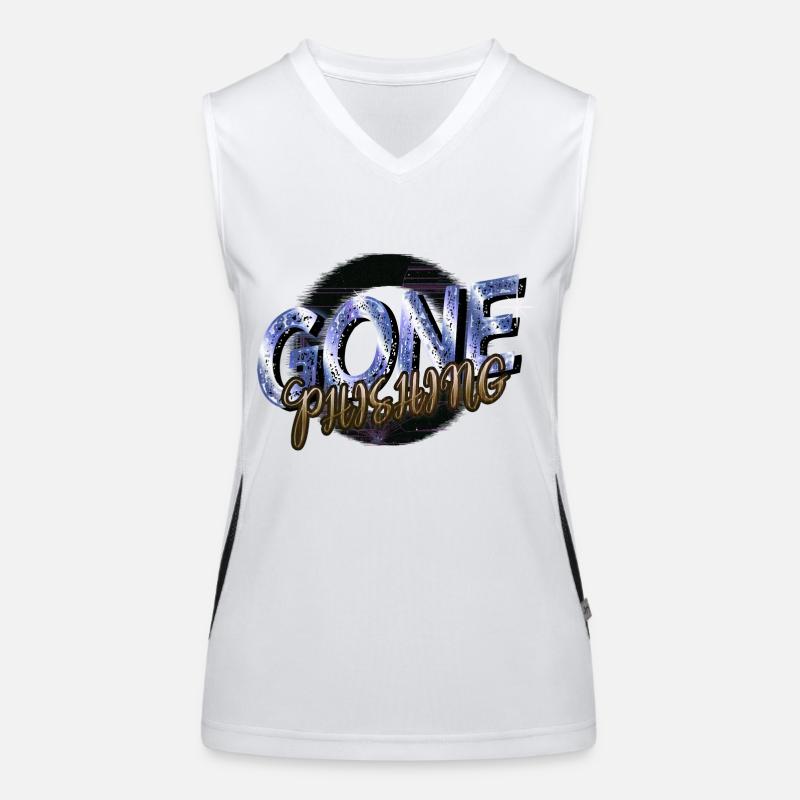 present idea gamer hacking code funny hacker fans Funktionelles Kontrast-Tank Top für Frauen