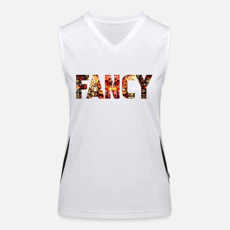 fancy bunt 1 Funktionelles Kontrast-Tank Top für Frauen