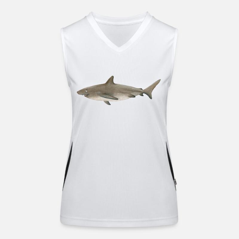 Requin Bronze Débardeur respirant contrasté Femme