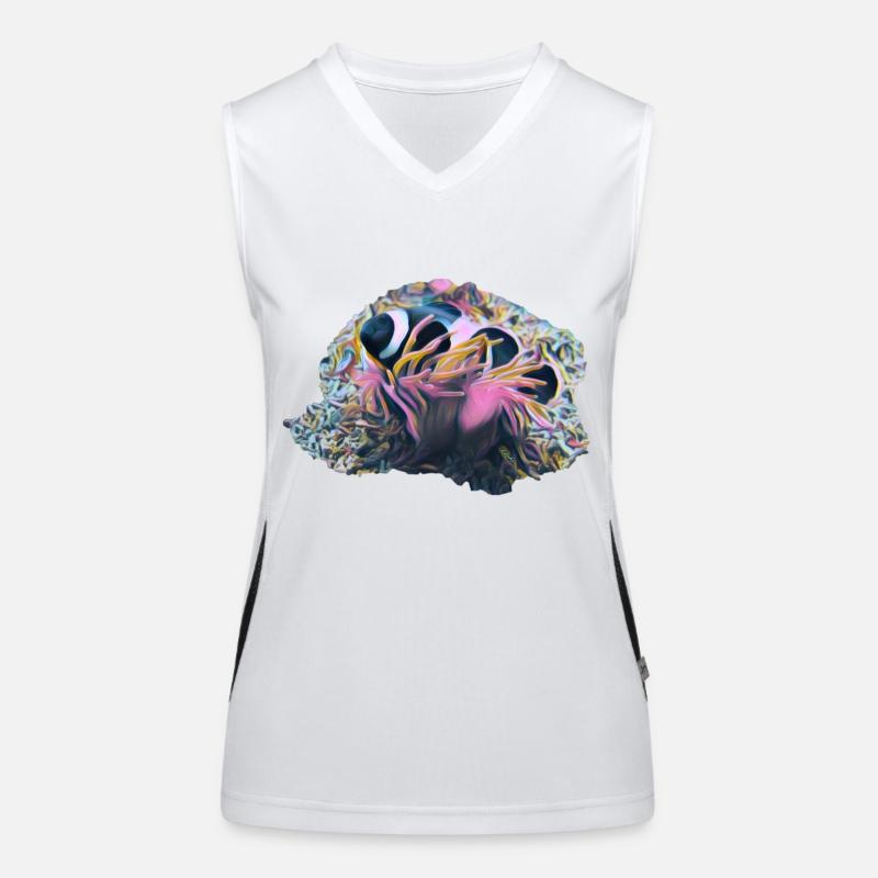 Clownfisch Funktionelles Kontrast-Tank Top für Frauen