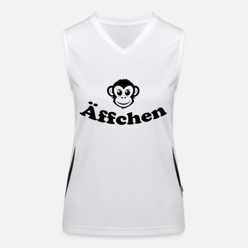 Äffchen Funktionelles Kontrast-Tank Top für Frauen