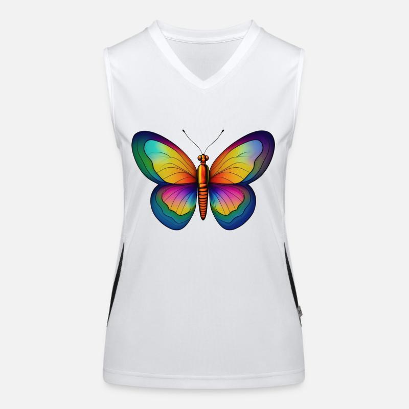 Papillon Débardeur respirant contrasté Femme