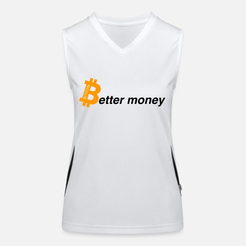 Better money Funktionelles Kontrast-Tank Top für Frauen