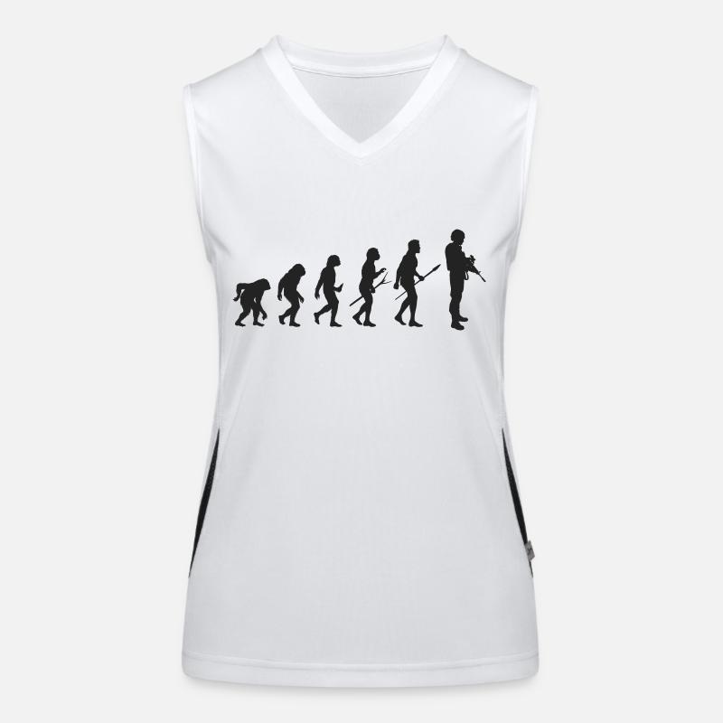 Army Évolution Débardeur respirant contrasté Femme
