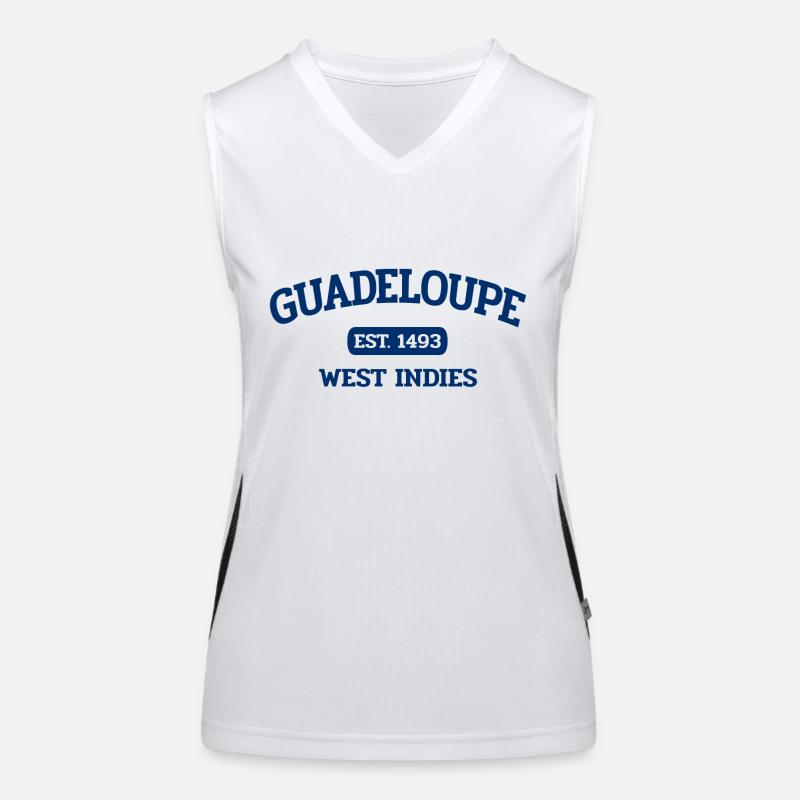 Guadeloupe - Point-á-Pitre - Caribbean - West Indies Women's Functional Contrast Tank Top