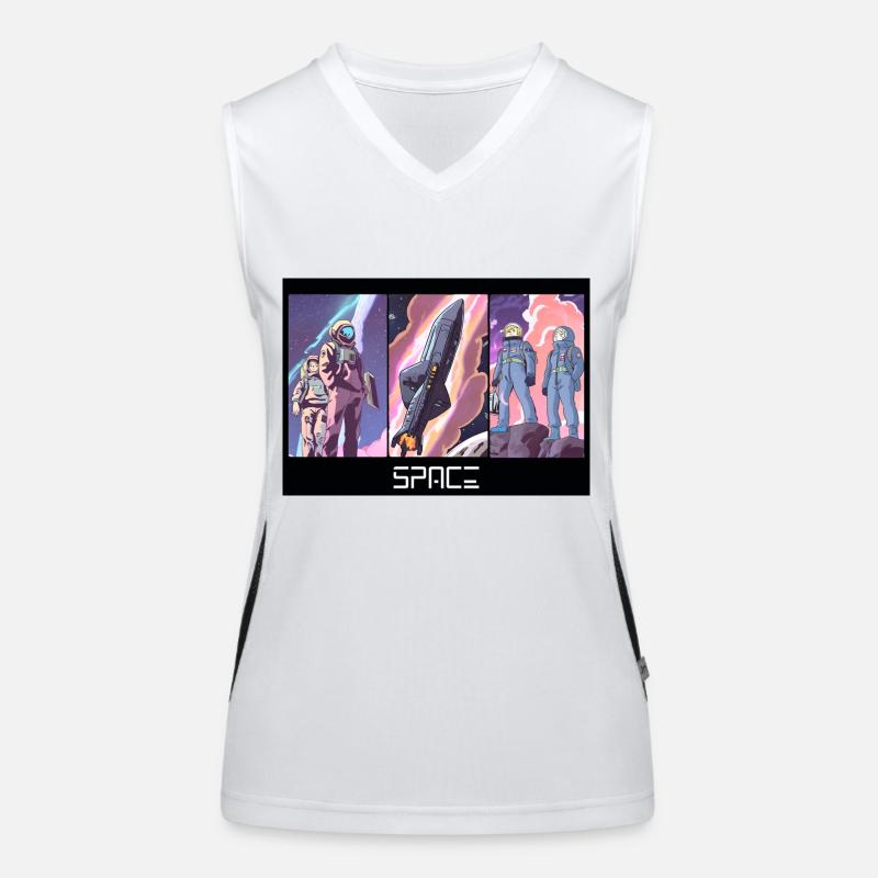 RAUM Funktionelles Kontrast-Tank Top für Frauen
