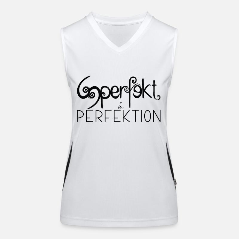 Statement Funktionelles Kontrast-Tank Top für Frauen