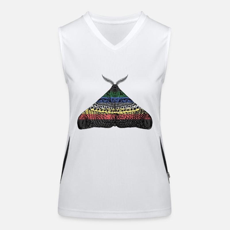 Disability pride Motte Funktionelles Kontrast-Tank Top für Frauen