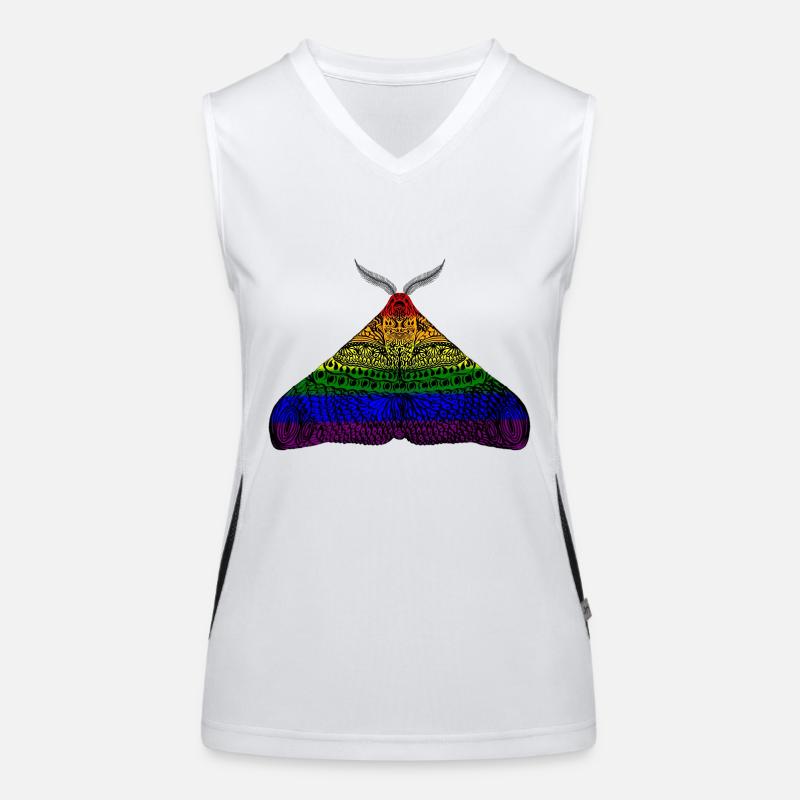 Pride Moth Women's Functional Contrast Tank Top