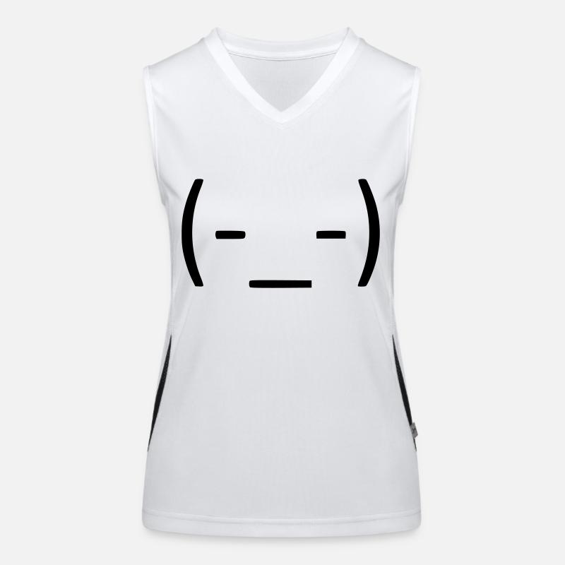 Restez calme ! 😑 Débardeur respirant contrasté Femme