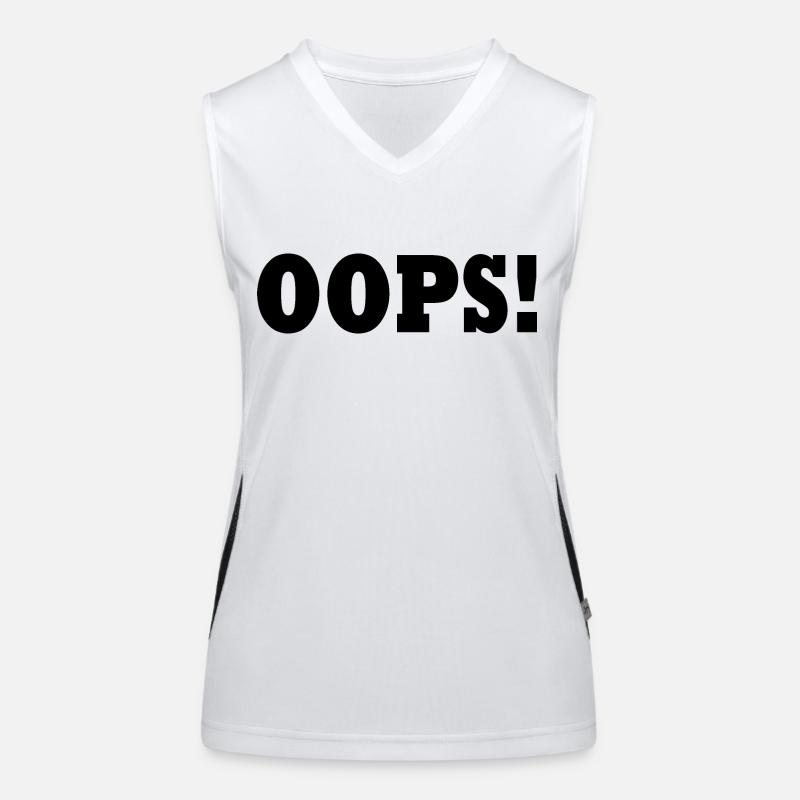 Oops Funktionelles Kontrast-Tank Top für Frauen