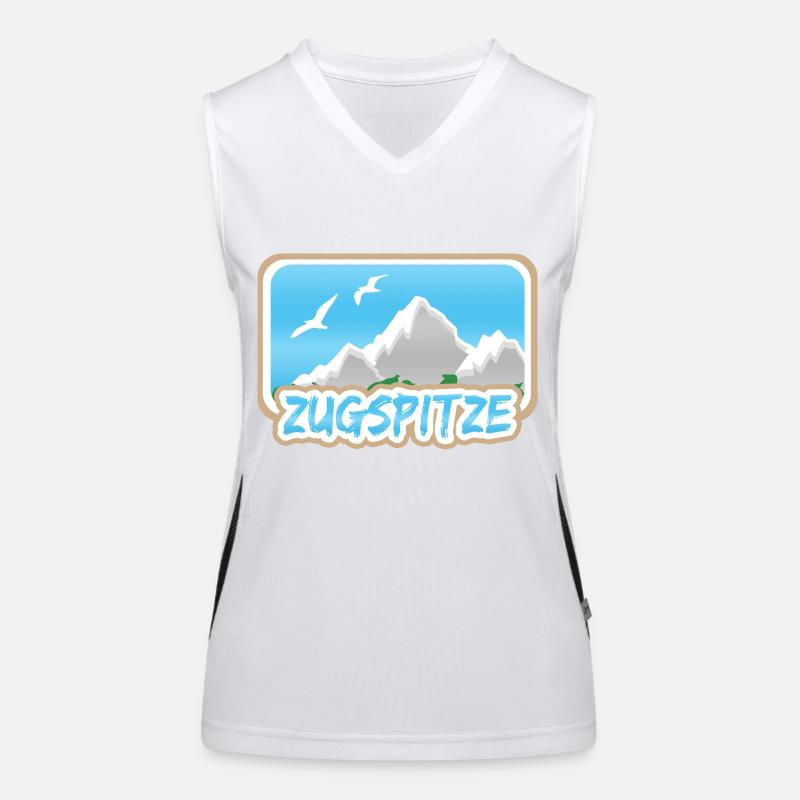 Zugspitze Funktionelles Kontrast-Tank Top für Frauen