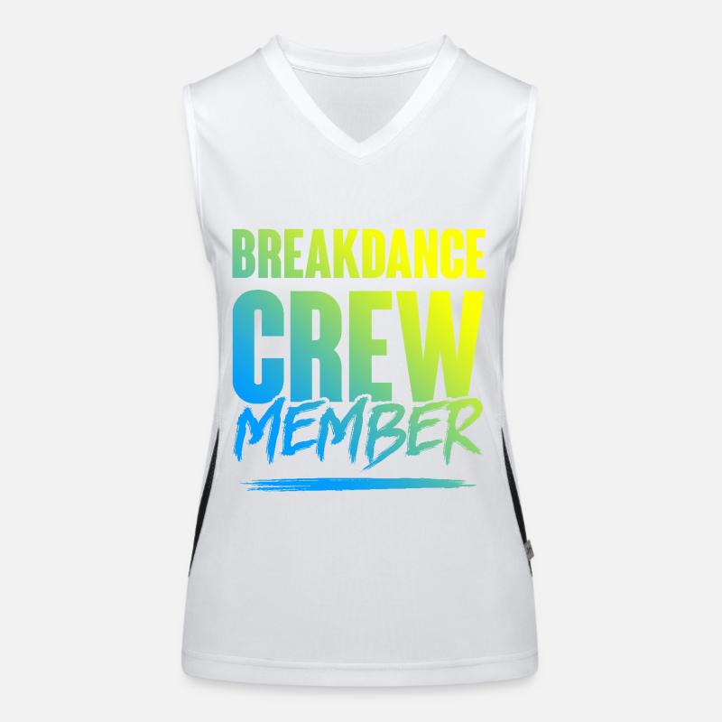 Équipe de breakdance Débardeur respirant contrasté Femme