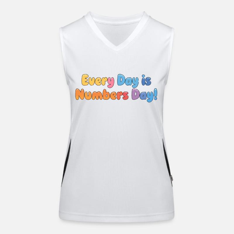 NUMBER DAY Women's Functional Contrast Tank Top