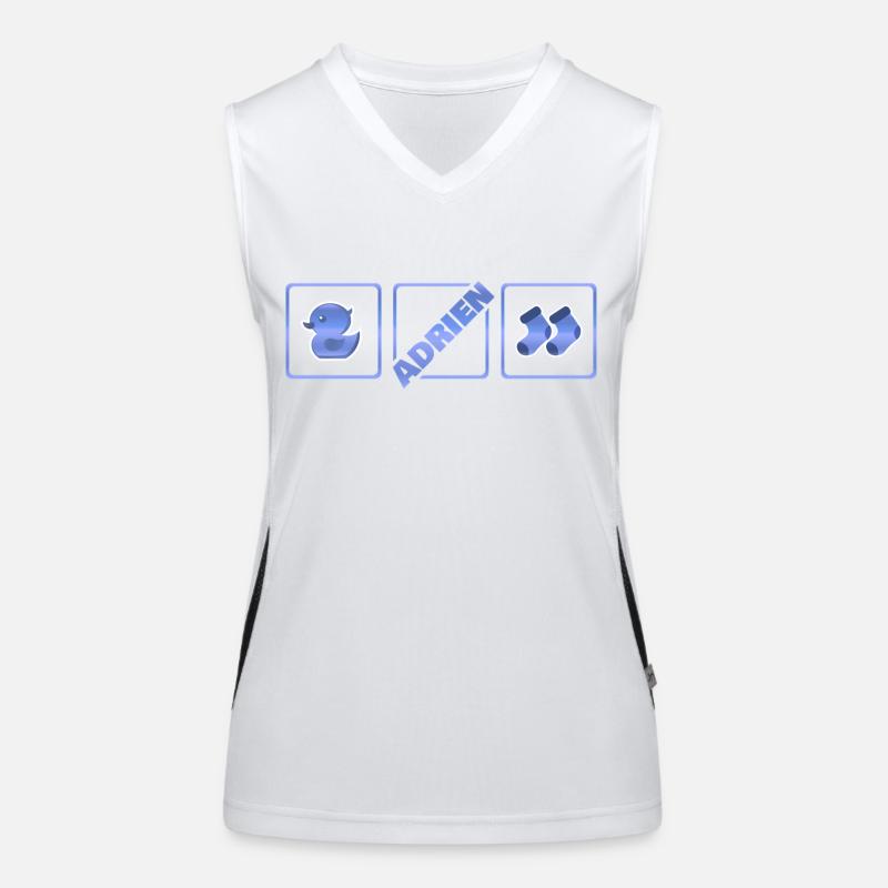 Adrien comme naissance Débardeur respirant contrasté Femme