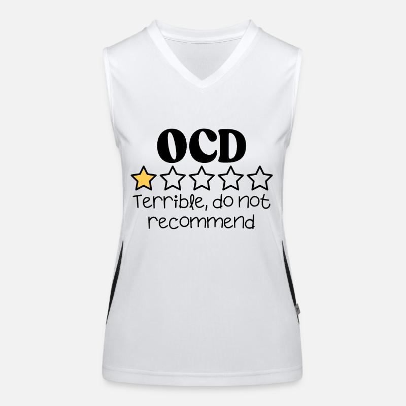 TOC Vie Drôle Citation relatable Débardeur respirant contrasté Femme