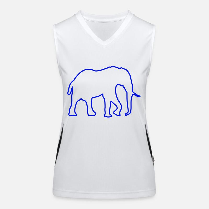 Éléphant Débardeur respirant contrasté Femme