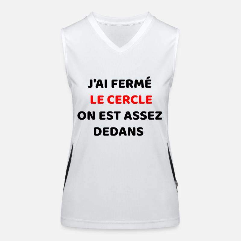Le cercle Débardeur respirant contrasté Femme