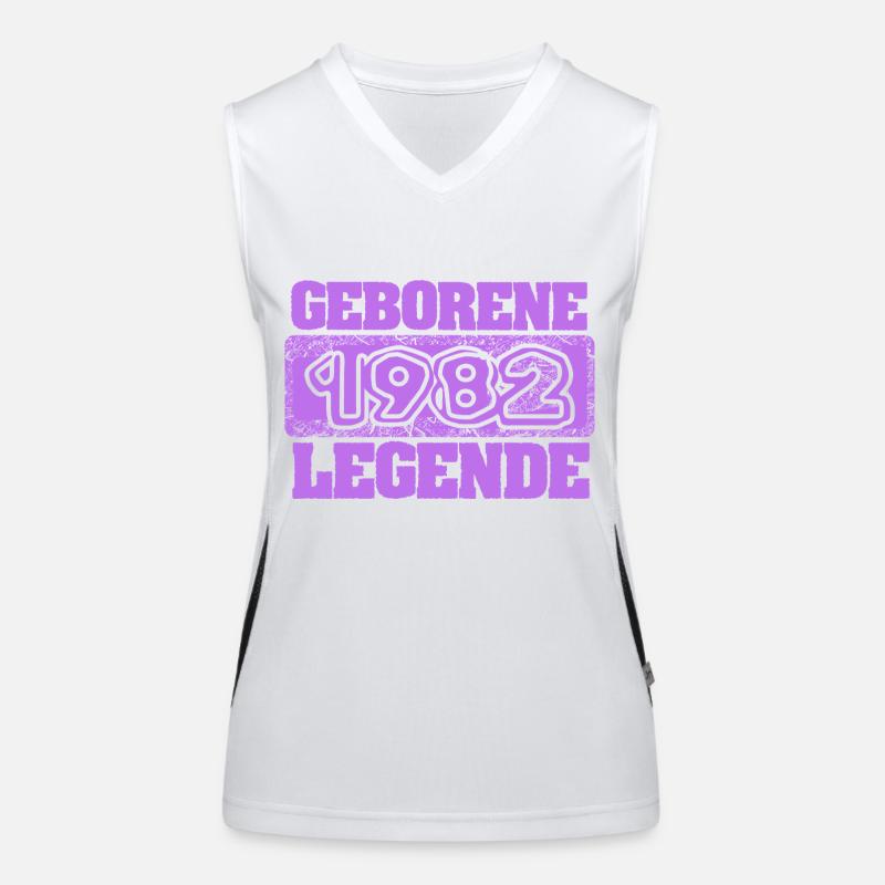 1982 Funktionelles Kontrast-Tank Top für Frauen