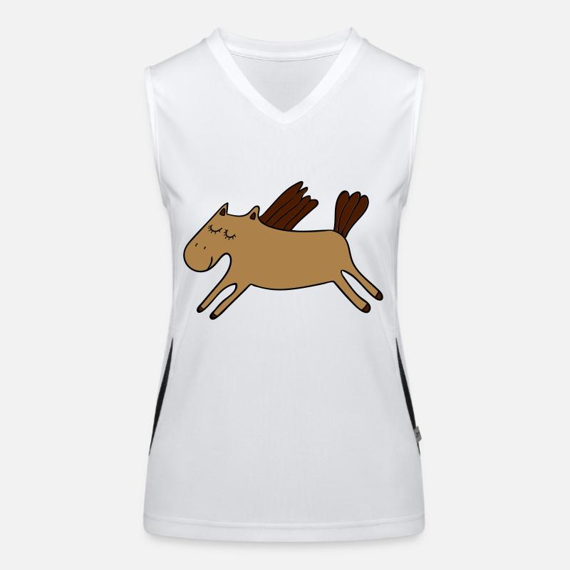 Pony Funktionelles Kontrast-Tank Top für Frauen