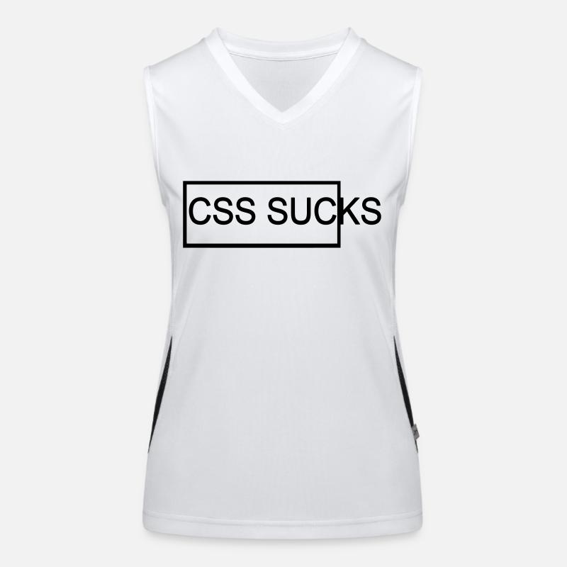 CSS sucks - Webdesigner und HTML Design Funktionelles Kontrast-Tank Top für Frauen