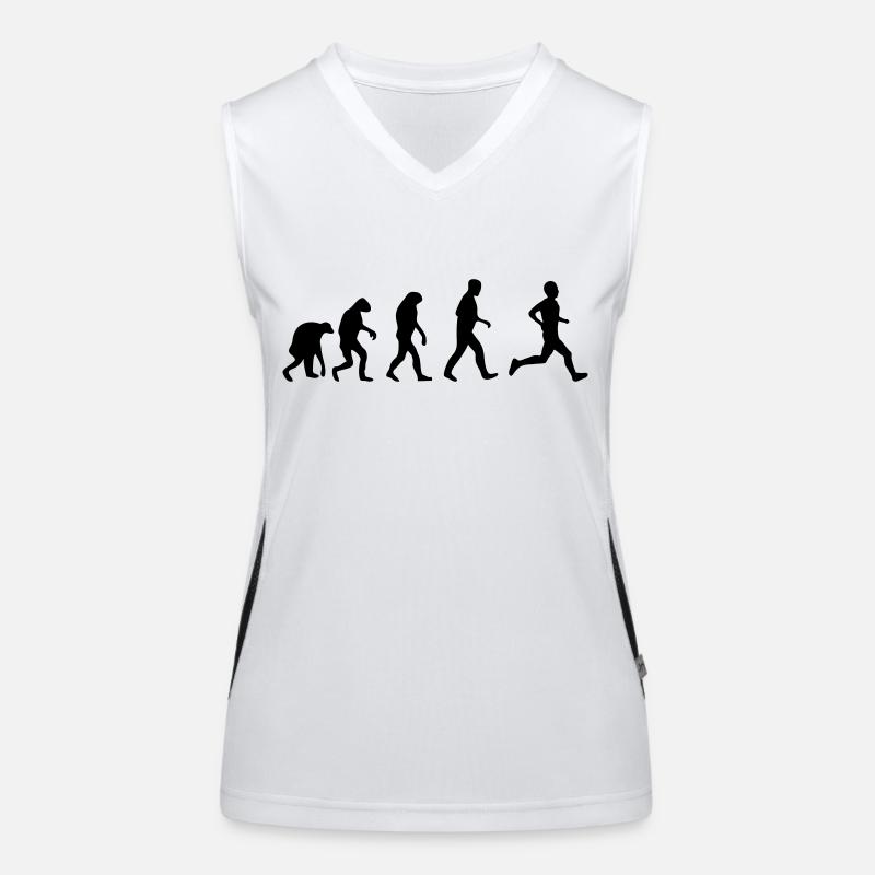 jogging evolution Funktionelles Kontrast-Tank Top für Frauen