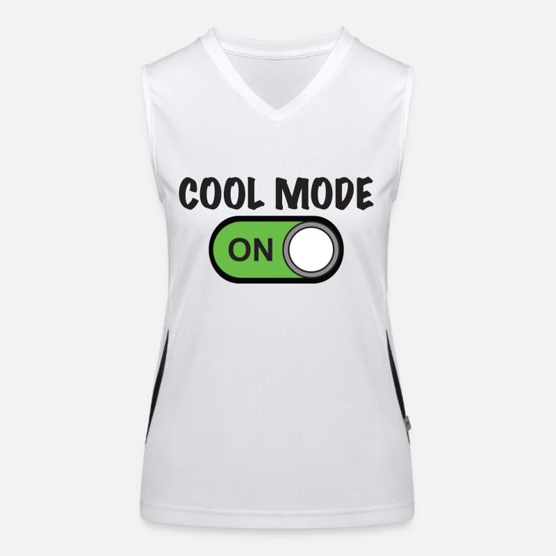 COOL MODE ON Women's Functional Contrast Tank Top