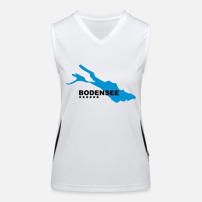 Bodensee Funktionelles Kontrast-Tank Top für Frauen