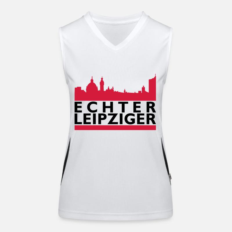 Echter Leipzig Funktionelles Kontrast-Tank Top für Frauen