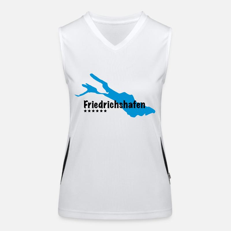 Friedrichshafen Bodensee Women's Functional Contrast Tank Top