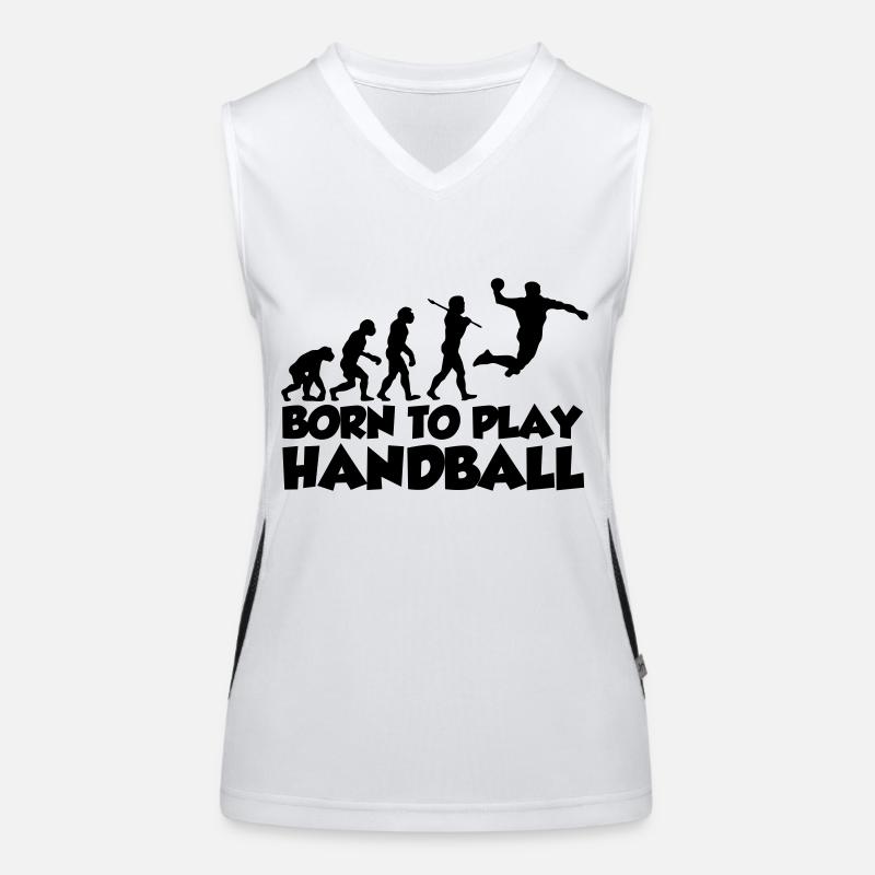 handball evolution born to play Débardeur respirant contrasté Femme