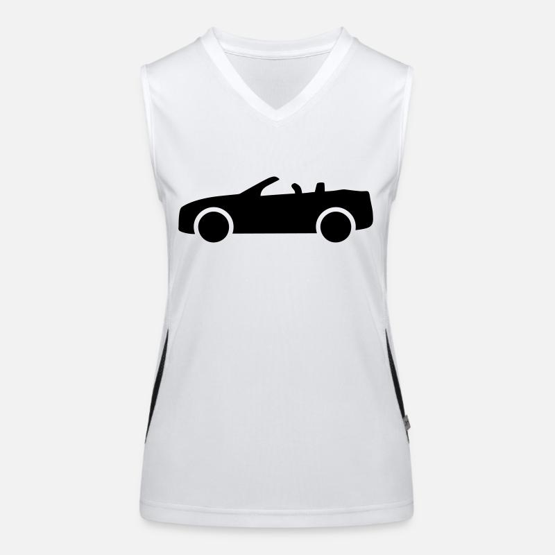 Cabrio Funktionelles Kontrast-Tank Top für Frauen