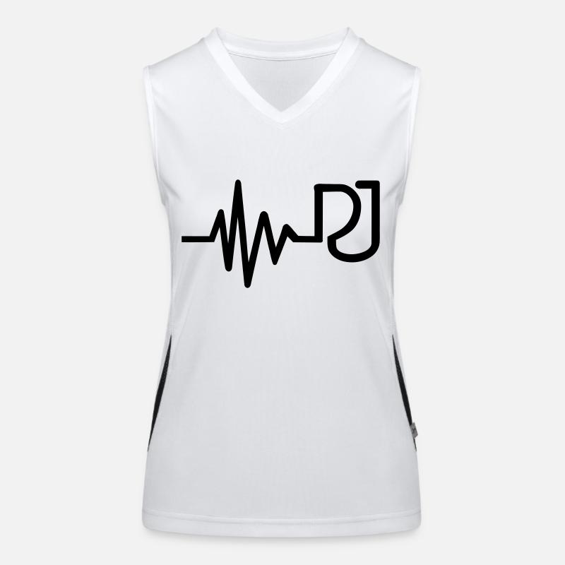 DJ Funktionelles Kontrast-Tank Top für Frauen
